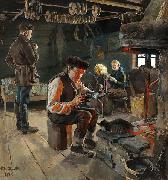 Akseli Gallen-Kallela Akseli Rustic Life oil painting reproduction